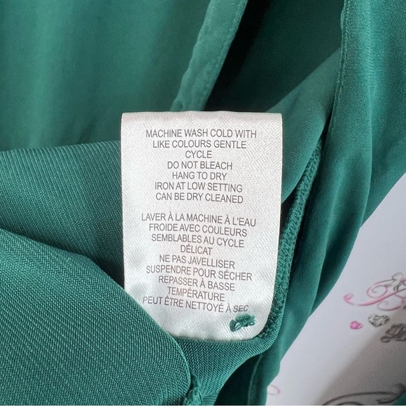 Jules & Leopold long sleeve collared dark Emerald Green Button Down Shirt - Picture 10 of 11